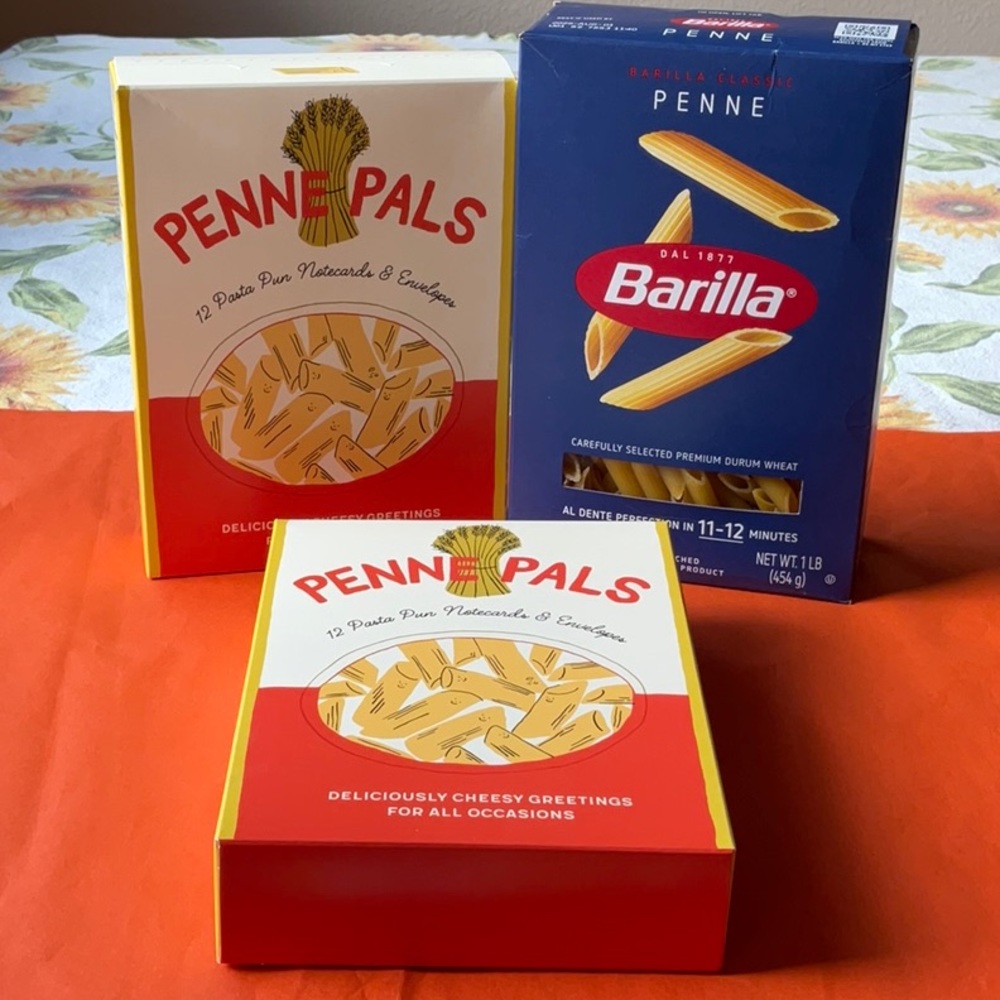 🍝 PENNE PALS NOTECARDS 🍝 NWT 🍝